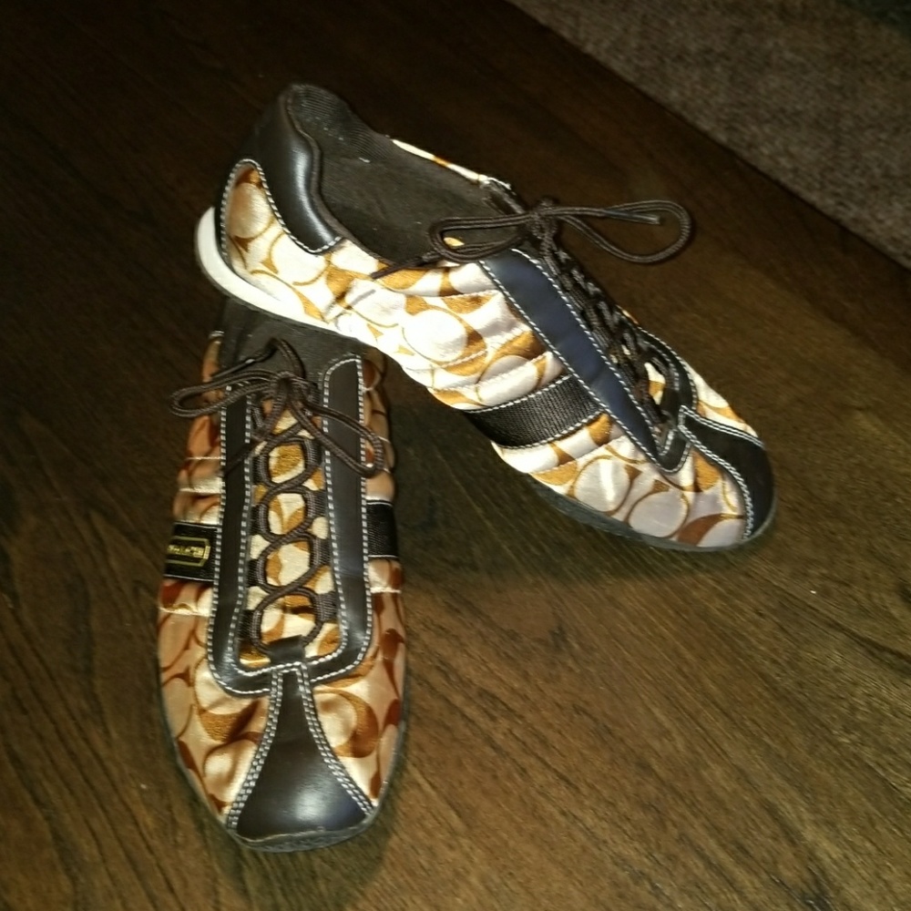 Sateen Coach Kirby Tennis Shoes
